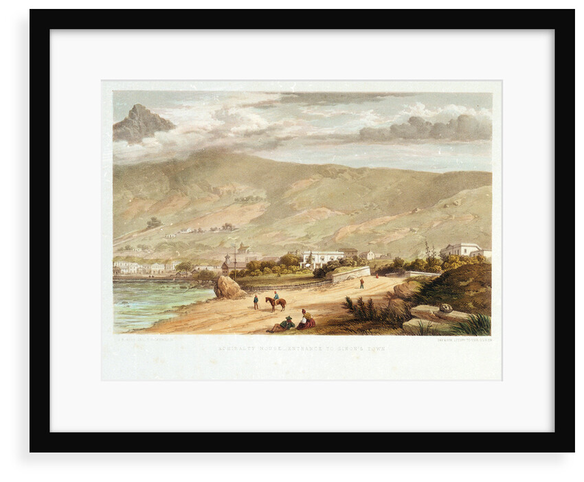 Admiralty House - Entrance to Simon's Town by Thomas William Bowler