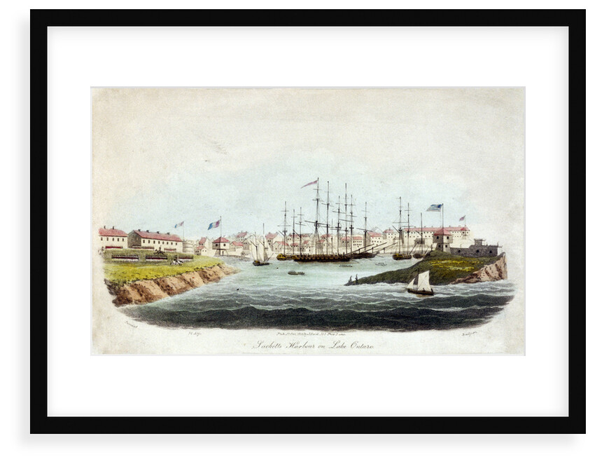 Sacketts Harbour on Lake Ontario by Juvenal