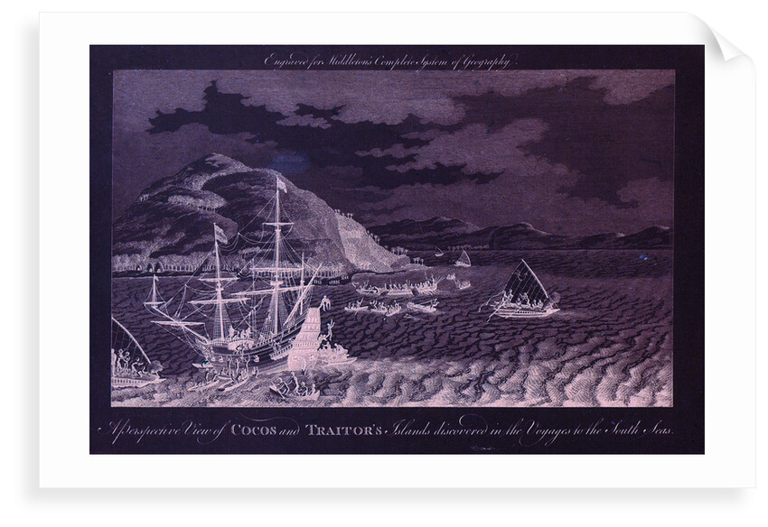 View of Cocos and Traitor's islands by Francis Chesham