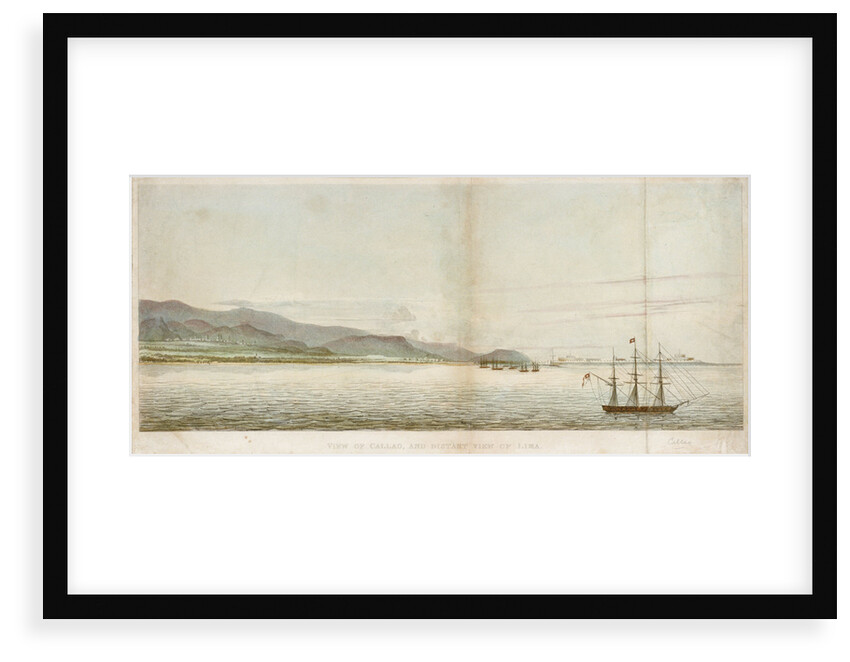 View of Callao, and distant view of Lima by unknown