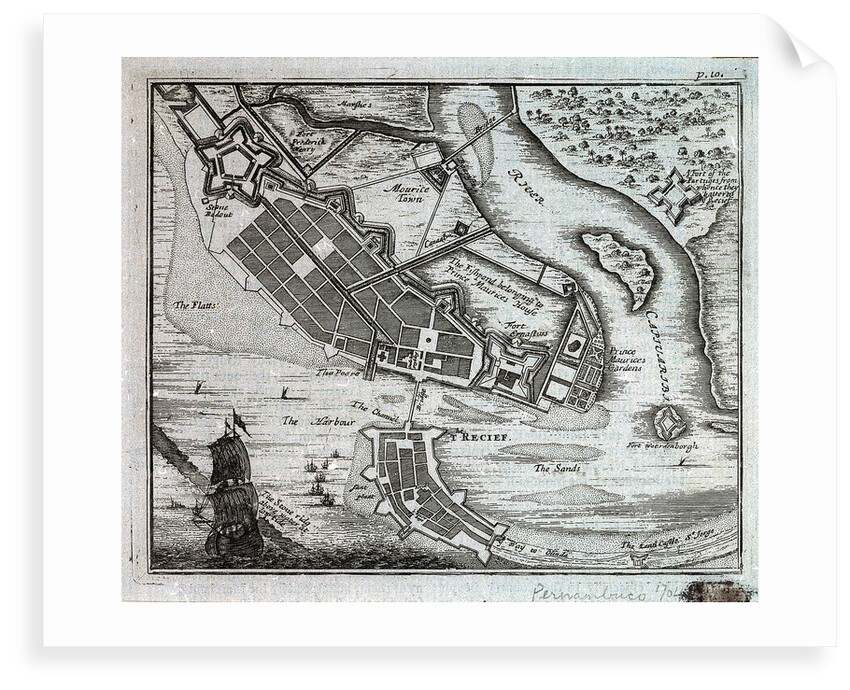 Plan of Recife by unknown