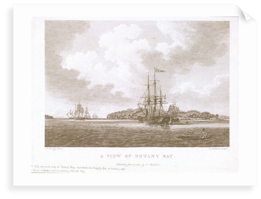 A view of Botany Bay by Robert Cleveley