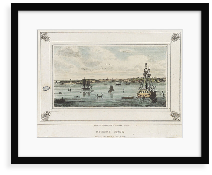 Sydney Cove. Between Fort Philip & Dawes Battery by John Wilson Carmichael