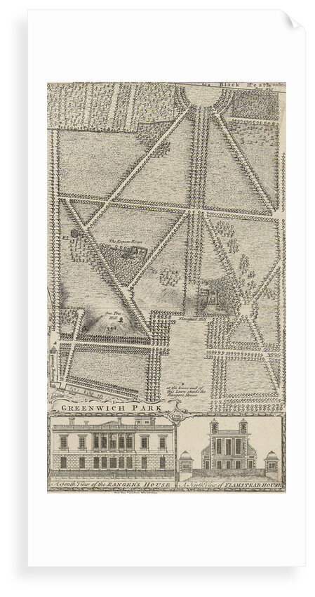 Greenwich Park for the London Magazine by I.M.