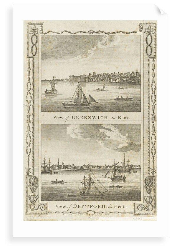 View of Greenwich, in Kent by Alexander Hogg