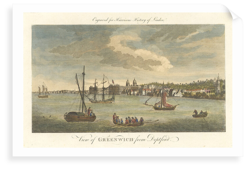 View of Greenwich from Deptford by unknown