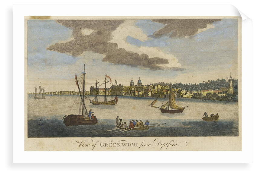 View of Greenwich from Deptford by unknown