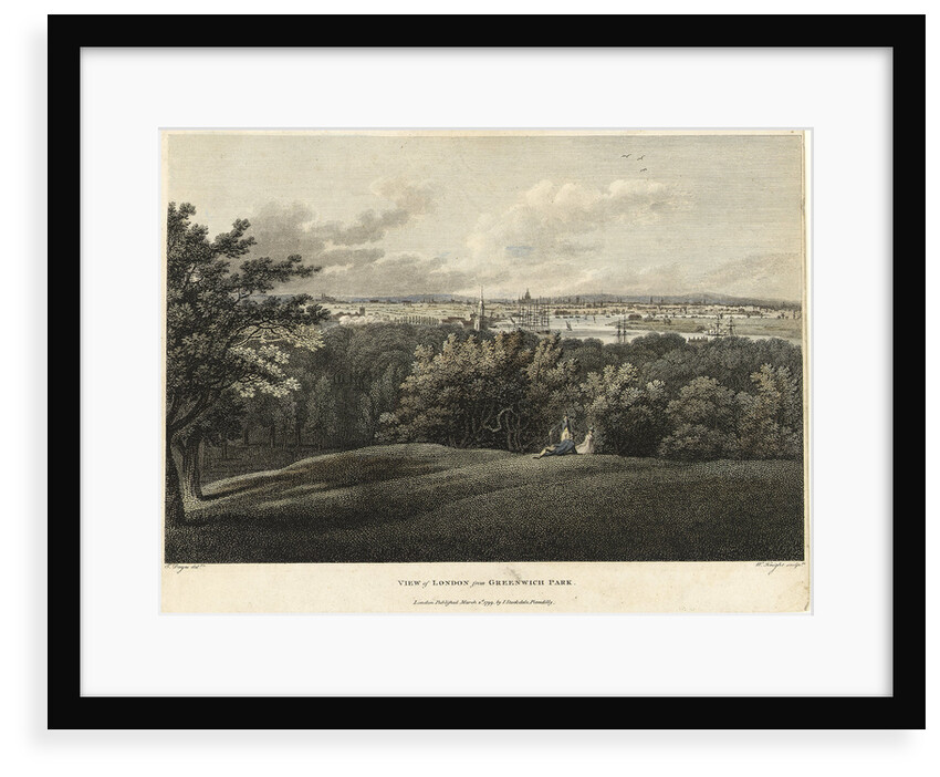 View of London from Greenwich Park by Edward Dayes