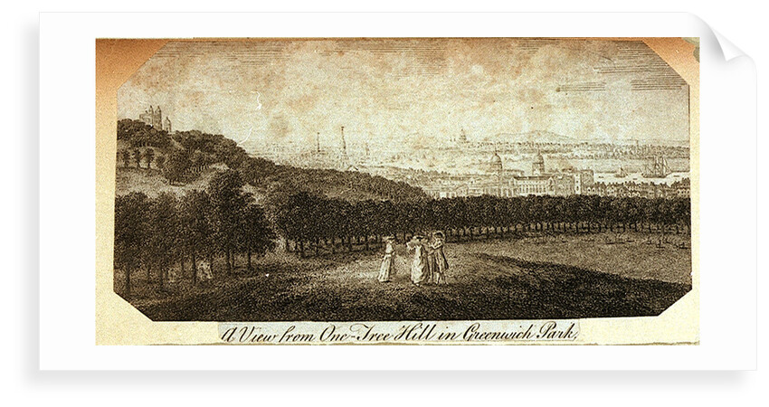 A View from One-Tree Hill in Greenwich Park by Pieter Tillemans