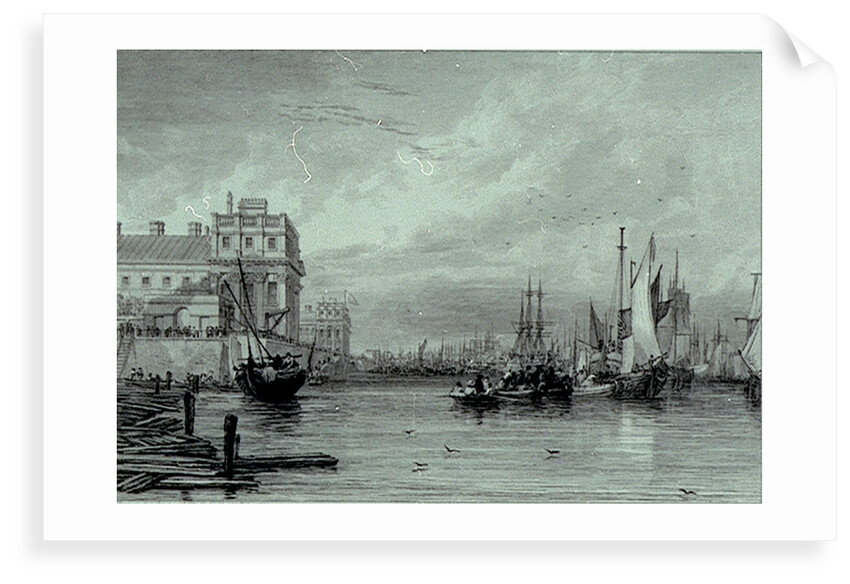Greenwich (Greenwich Hospital and River Thames) by Augustus Wall Callcott