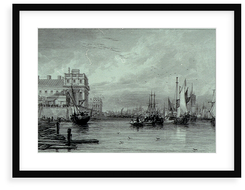 Greenwich (Greenwich Hospital and River Thames) by Augustus Wall Callcott