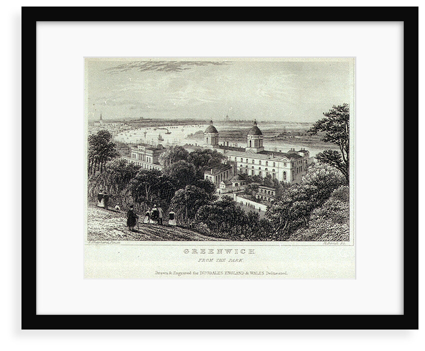 Greenwich, From the Park by Thomas Hosmer Shepherd
