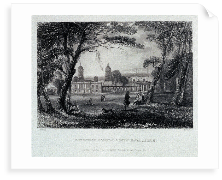 Greenwich Hospital & Royal Naval Asylum by Charles Bentley