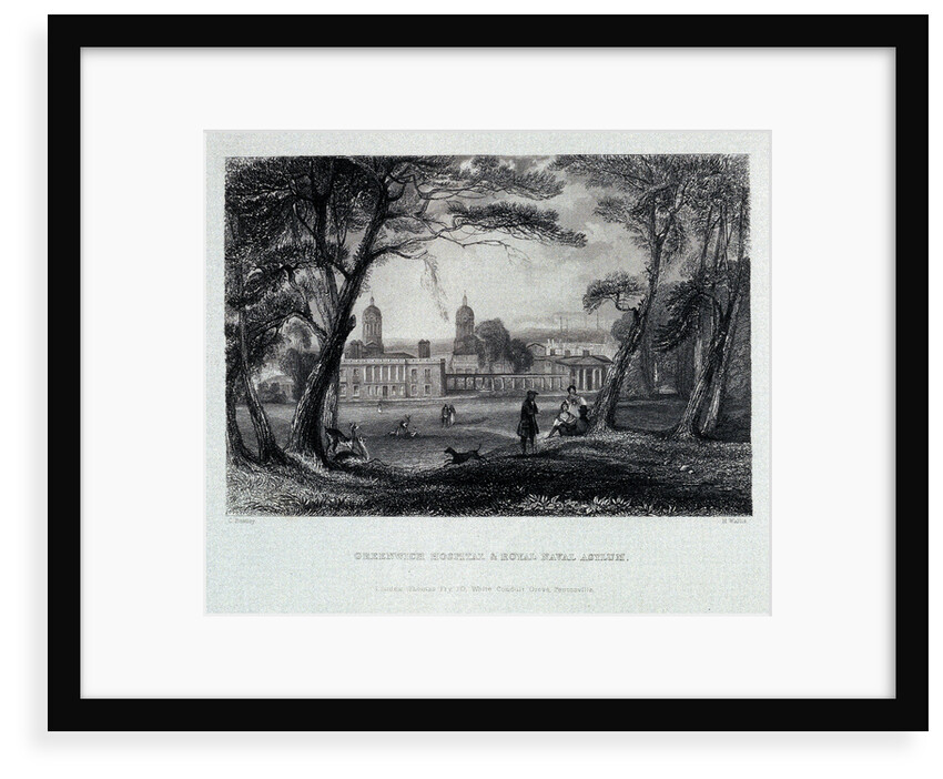Greenwich Hospital & Royal Naval Asylum by Charles Bentley