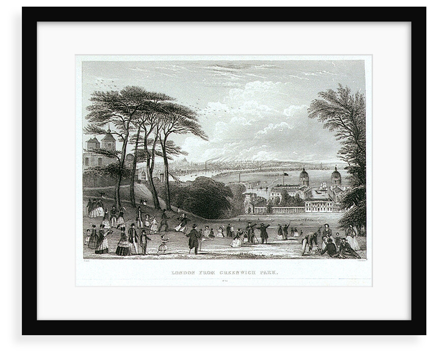 London from Greenwich Park by Read