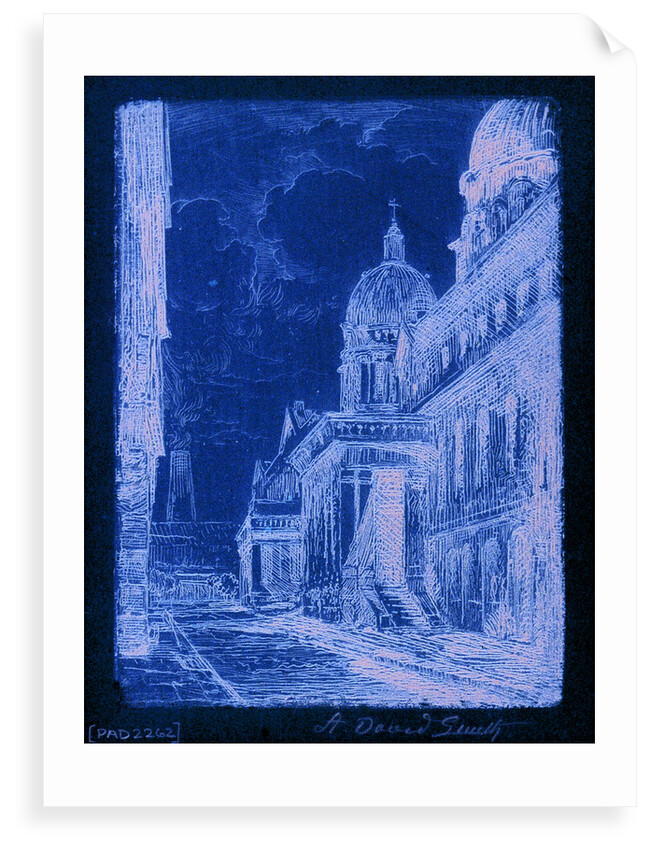 Greenwich Hospital from west, roadway between King William block & King Charles block by David A. Smith