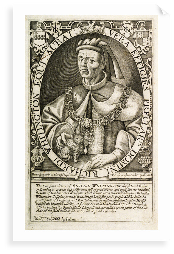Dick Whittington, Mayor of London by R. Elstrack