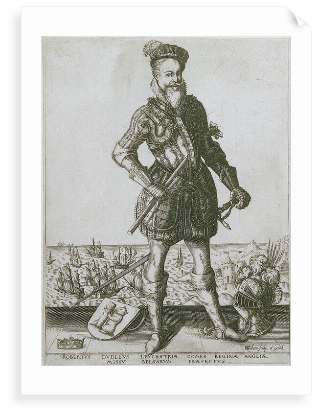 Robert Dudley, 1st Earl of Leicester (1532-1588) by Cornelis van Sichem