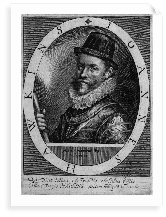 Admiral Sir John Hawkins (1532-1595) by Willem van de Pass(e)