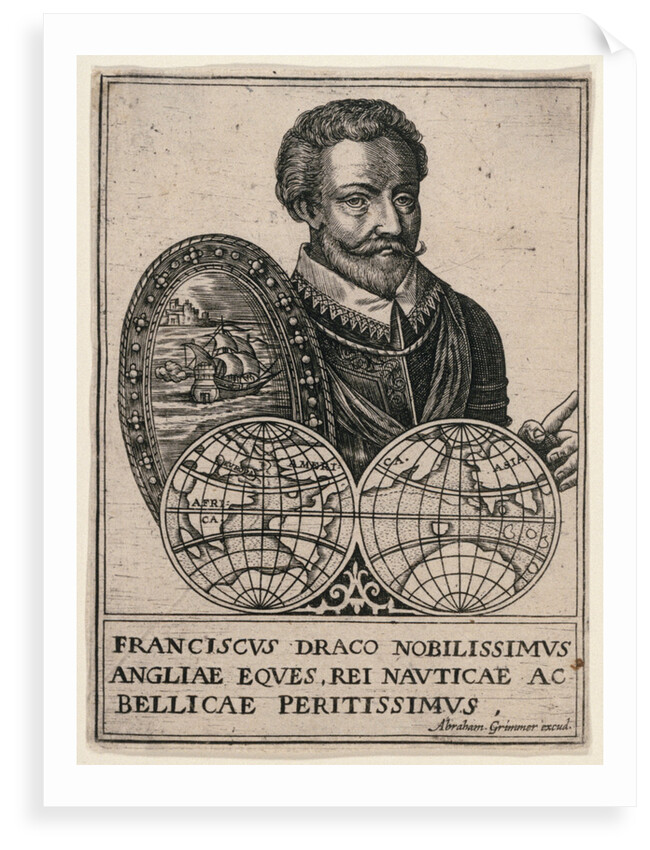 Sir Francis Drake (1540-1596) by Abraham Grimmer