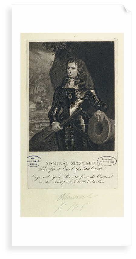 Admiral Montague by Peter Lely