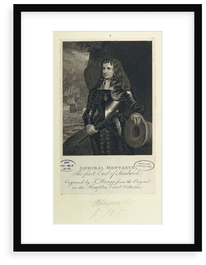 Admiral Montague by Peter Lely