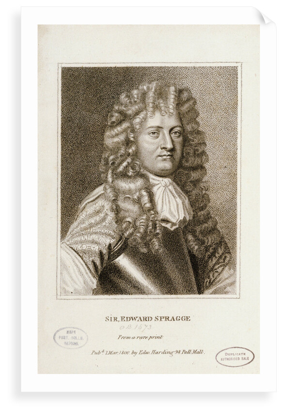 Sir Edward Spragge by Edward Harding