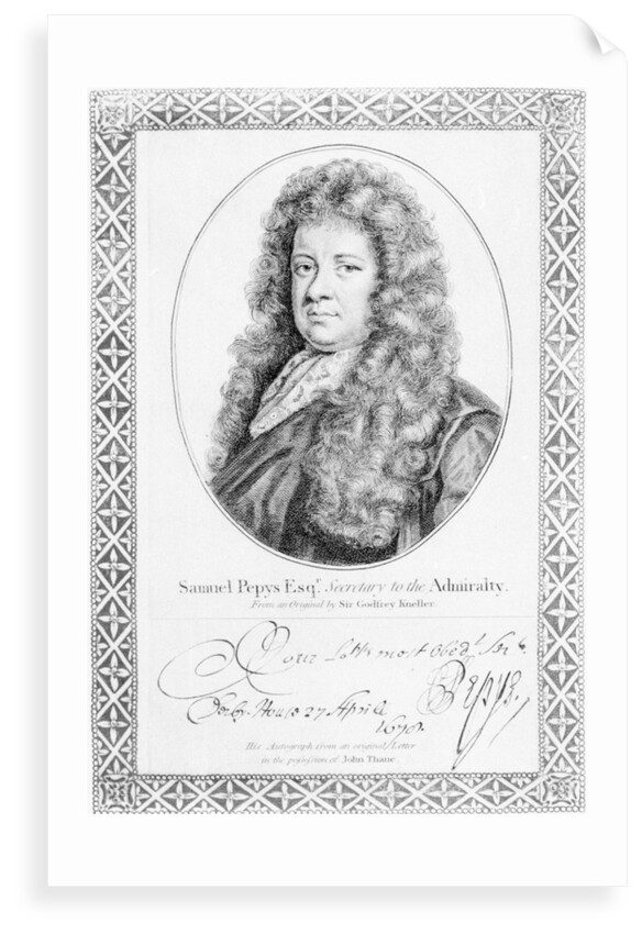 Samuel Pepys by Godfrey Kneller
