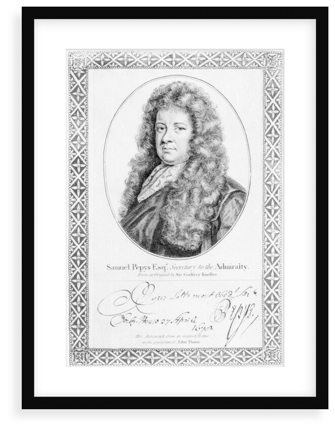 Samuel Pepys by Godfrey Kneller