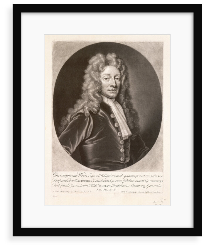 Christopher Wren by Godfrey Kneller