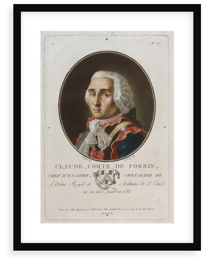 Count de Forbin by Antoine Louis Francois Sergent
