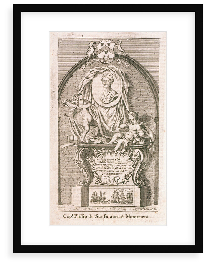 Captain Philip de Sausmaurez's monument by A. Smith