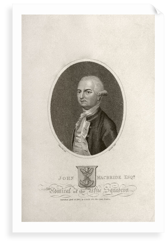 John MacBride Esquire, Admiral of the Blue Squadron by John Smart
