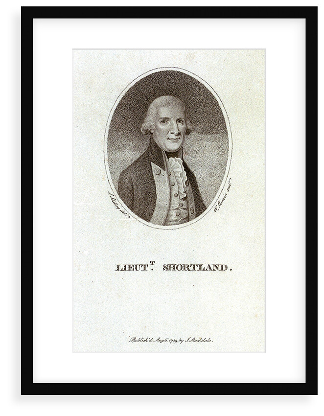 Lieutenand Shortland by Samuel Shelley