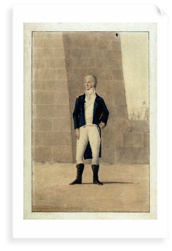 Unknown gentleman wearing officer's uniform of 1795-1812 by unknown