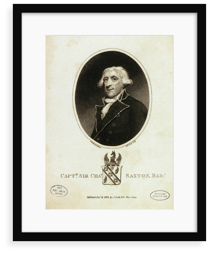 Captain Sir Chas Saxton by James Northcote