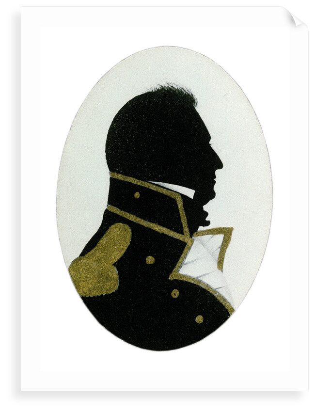 Captain la Penotiere [Lapenotiere] HMS 'Pickle' Silhouette by unknown