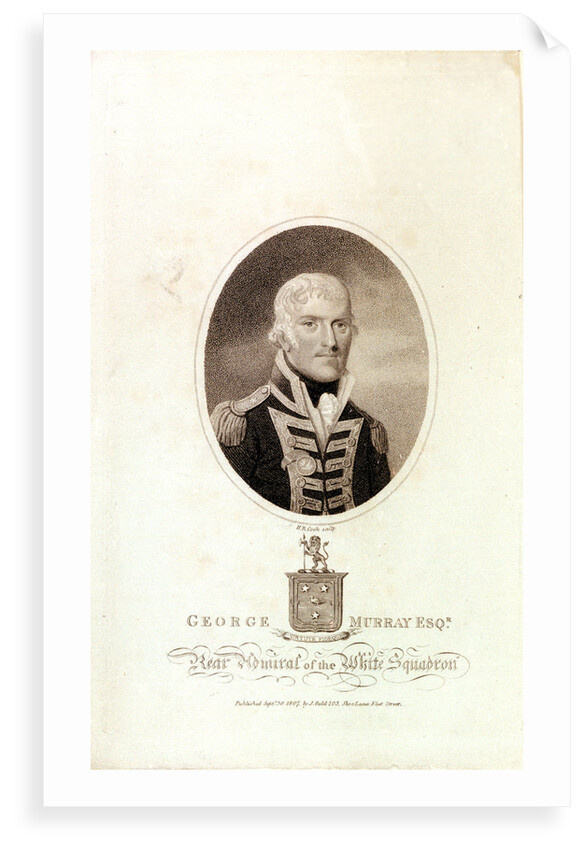 George Murray Esqr Rear Admiral of the White Squadron by Henry R. Cook