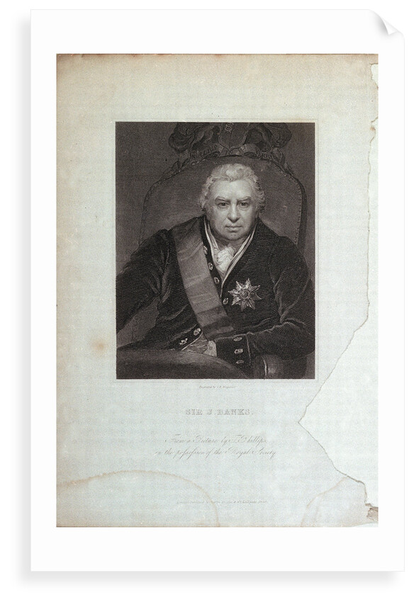 Sir J. Banks by Charles Eden Wagstaff