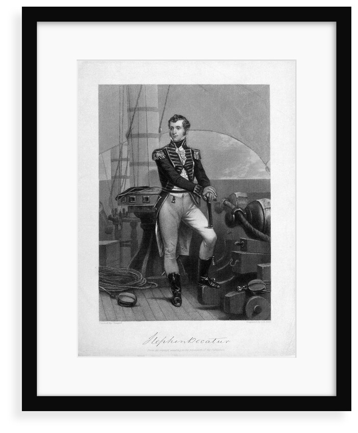 Stephen Decatur From the original painting in the possession of the Publishers by Chappel