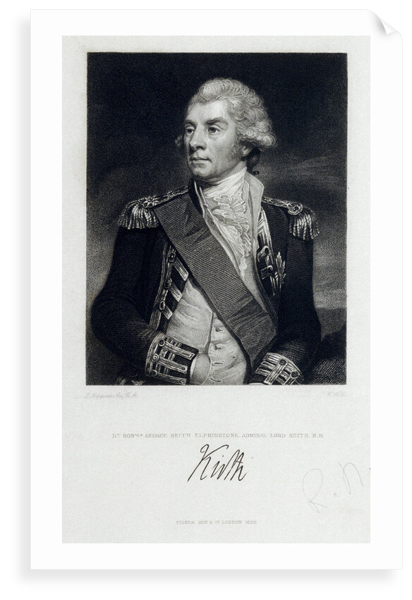 Rt, Honble George Keith Elphinstone, Admiral Lord Keith, K.B by John Hoppner