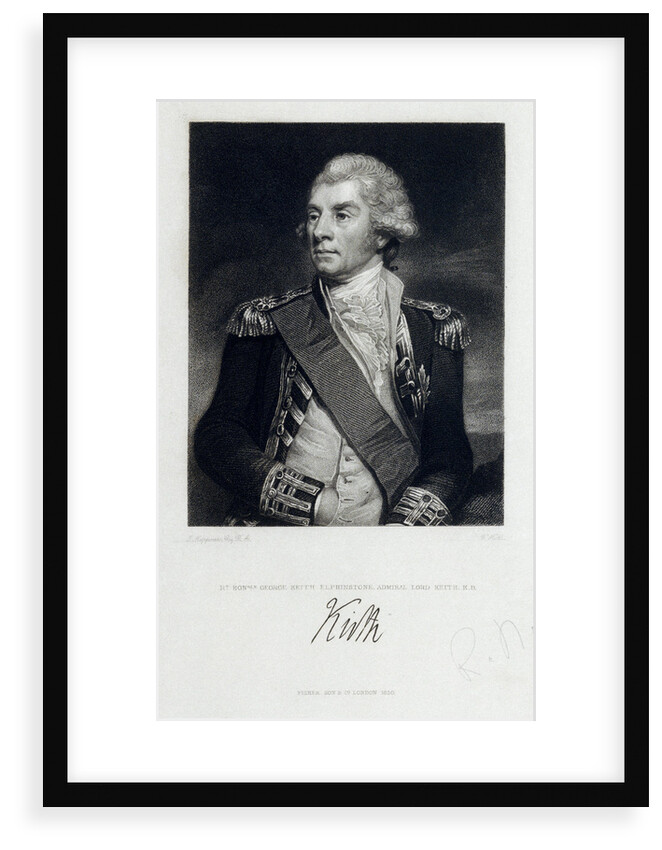 Rt, Honble George Keith Elphinstone, Admiral Lord Keith, K.B by John Hoppner