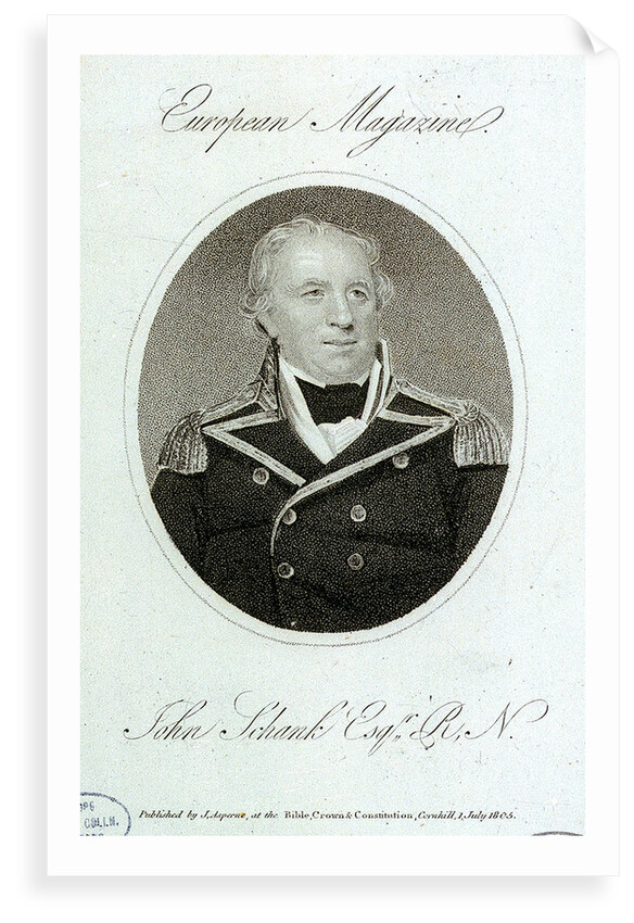 John Schank Esqr, RN by J. Asperne