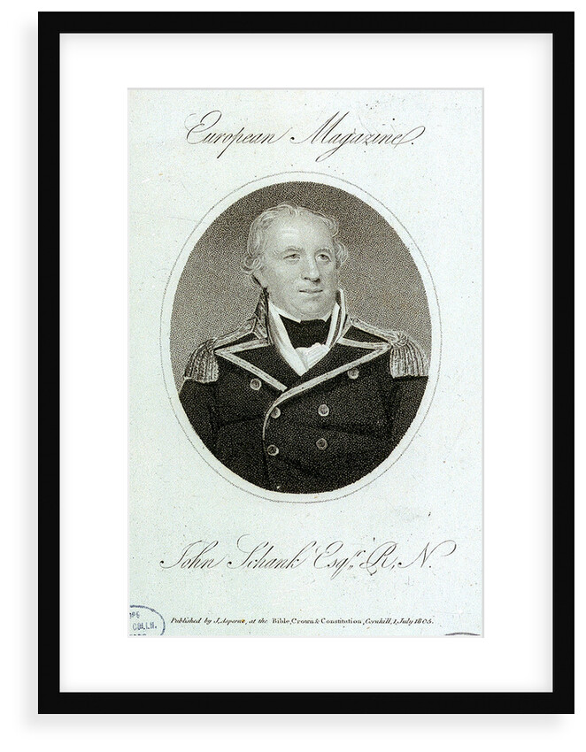 John Schank Esqr, RN by J. Asperne