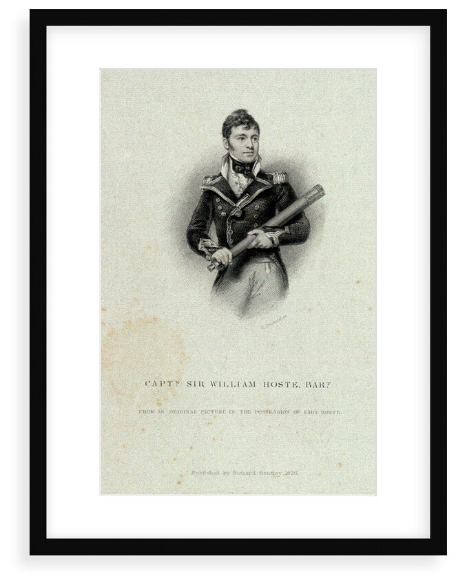Captain Sir William Hoste, Bart by William Greatbach