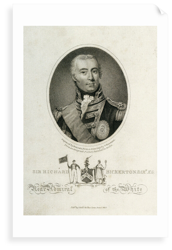 Sir Richard Bickerton Bart by T. Maynard