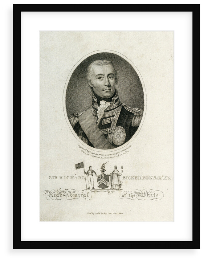 Sir Richard Bickerton Bart by T. Maynard