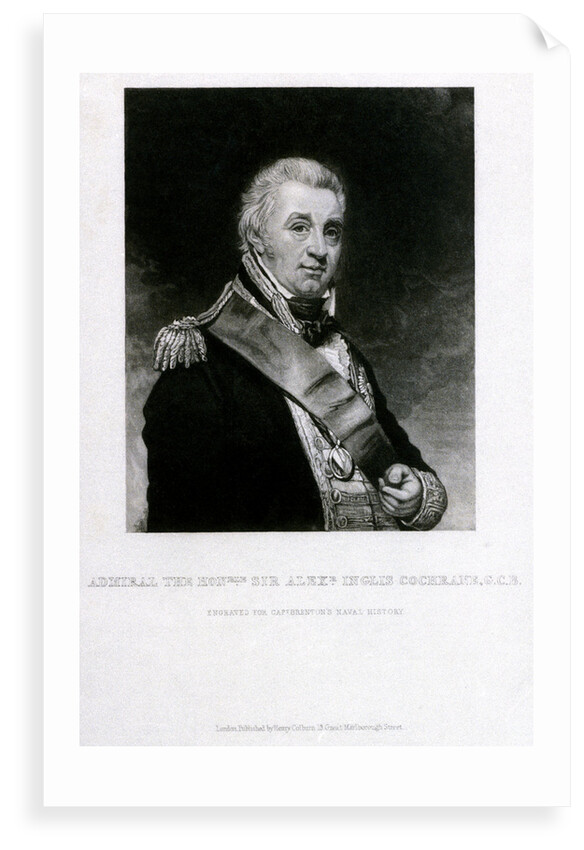Admiral The Honourable Sir Alexeander Inglis Cochrane, G.C.B. by William Beechey