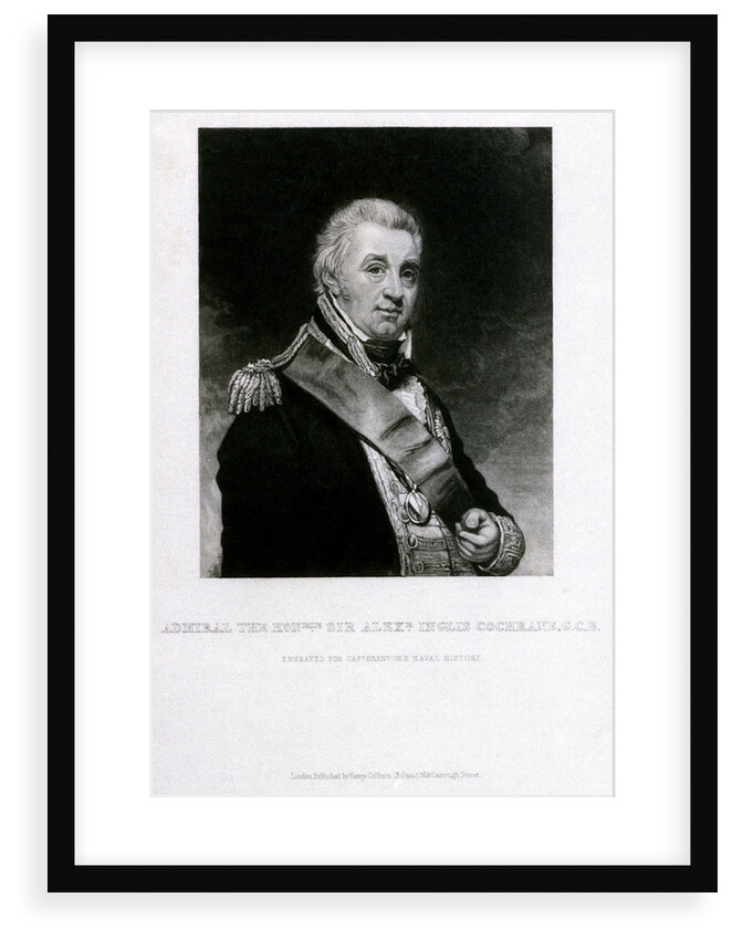 Admiral The Honourable Sir Alexeander Inglis Cochrane, G.C.B. by William Beechey