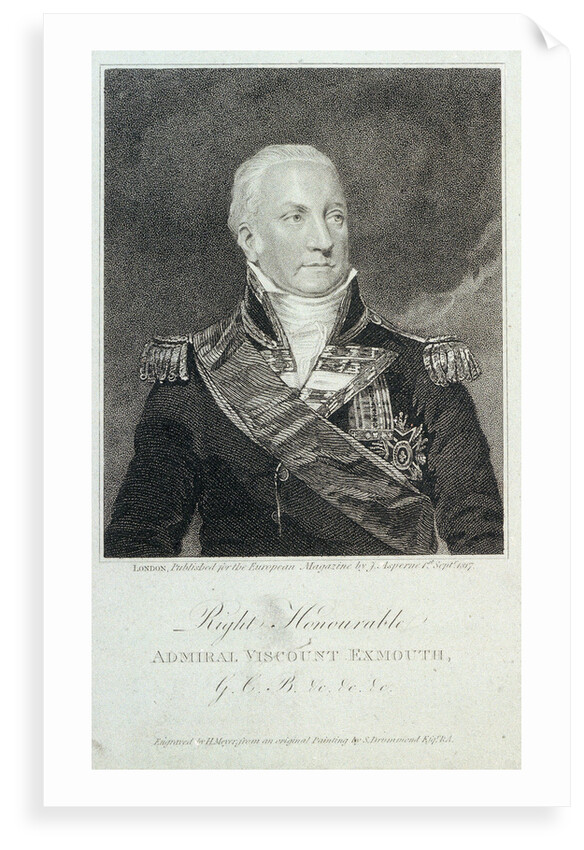 Admiral Viscount Exmouth by Samuel Drummond